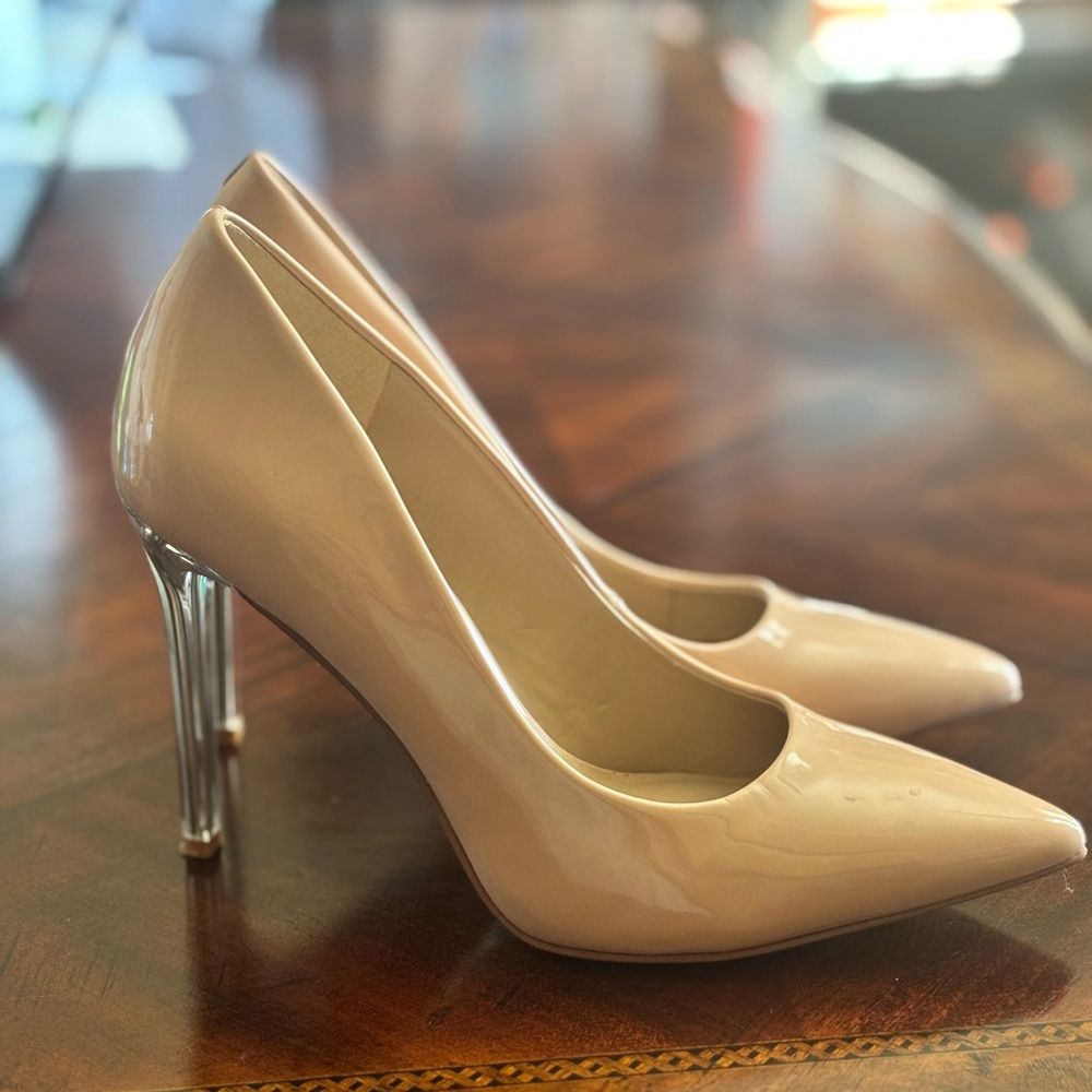 Mix No. 6 Beige Patent Heels